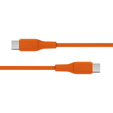 X2O Superflex USB-C til USB-C Kabel - 1.5m / 60W - Orange