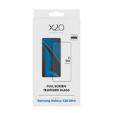 X2O Samsung Galaxy S26 Ultra 9H Hærdet Skærmbeskyttelsesglas - Full Fit - Gennemsigtig