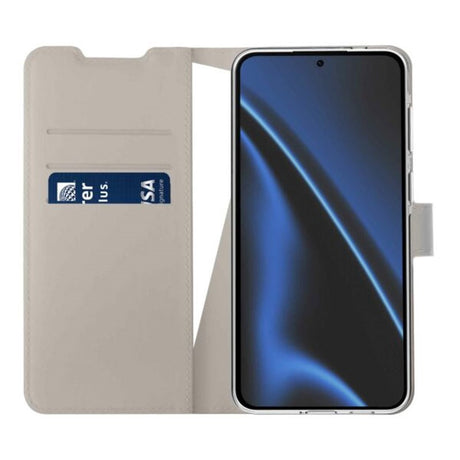 Samsung Galaxy A57 X2O Classic Wallet Flip Cover m. Kortholder & Ståfunktion - Beige