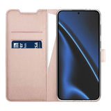 Samsung Galaxy A57 X2O Classic Wallet Flip Cover m. Kortholder & Ståfunktion - Rose Gold