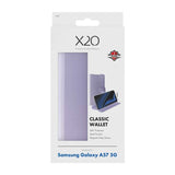 Samsung Galaxy A57 X2O Classic Wallet Flip Cover m. Kortholder & Ståfunktion - Lilla