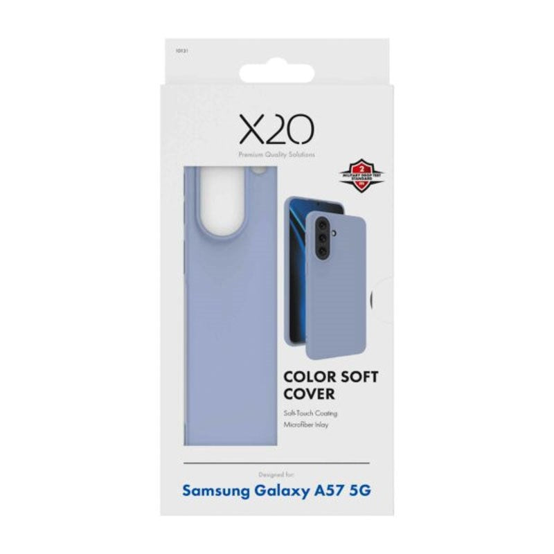 Samsung Galaxy A57 X2O Color Soft Bagside Cover - Lilla