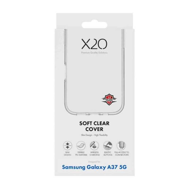 Samsung Galaxy A37 X2O Clear Soft Bagside Cover - Gennemsigtig