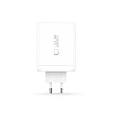 Tech-Protect Vægoplader m. 3x USB-C / 1x USB-A - 200W - Hvid
