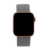 Apple Watch (38/40/SE/41/42mm) Elastisk Stof Smartwatch Rem - Str. M - Grå