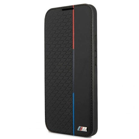 BMW Samsung Galaxy S22+ (Plus) Læder Flip Cover m. Standerfunktion & Kortholder - Sort