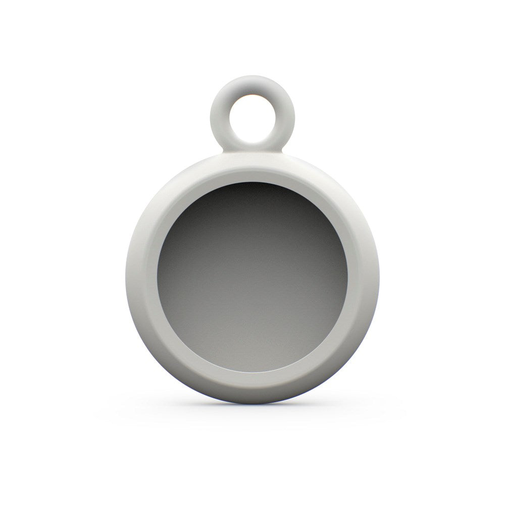 AirTag UAG [U] Dot Series Silikon Deksel med karabinkrok - Marshmallow