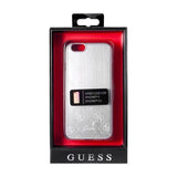 Guess iPhone 6/6s 4G Aluminium Hard Cover Sølv