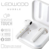 LEDWOOD Hubble True Wireless In-Ear Høretelefoner m. Mikrofon - Hvid