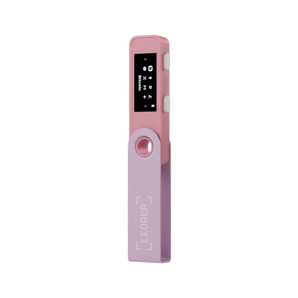 Ledger Nano S Plus Crypto Wallet - Pastel Pink