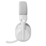 White Shark On-Ear Trådløst Gaming Headset m. Mikrofon - Hvid / Grå
