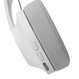 White Shark On-Ear Trådløst Gaming Headset m. Mikrofon - Hvid / Grå