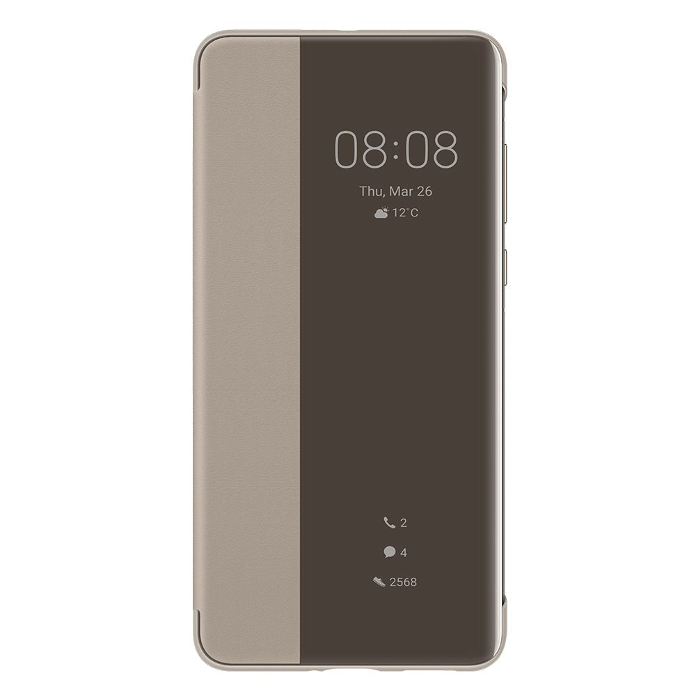 Original Huawei P40 Smart View Flip Cover Khaki