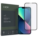 iPhone 13 / 13 Pro Hofi Hybrid Pro+ Hærdet Glas Skærmbeskyttelse - Case Friendly - Sort Kant