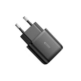 Tech-Protect Network 20W Vægoplader m. 1 x USB-C & 1 x USB-A - Sort