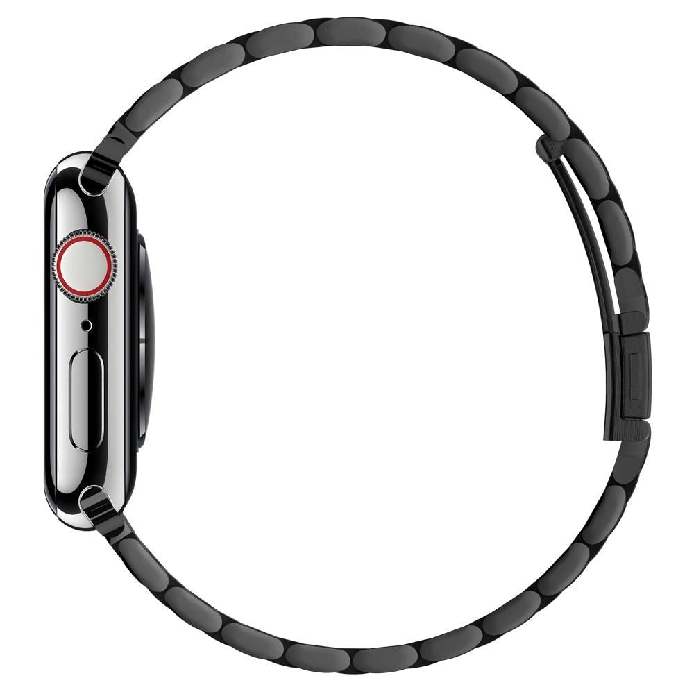 Spigen Apple Watch (42/44/SE/45/46/49mm) Modern Fit Metal Rem - Sort