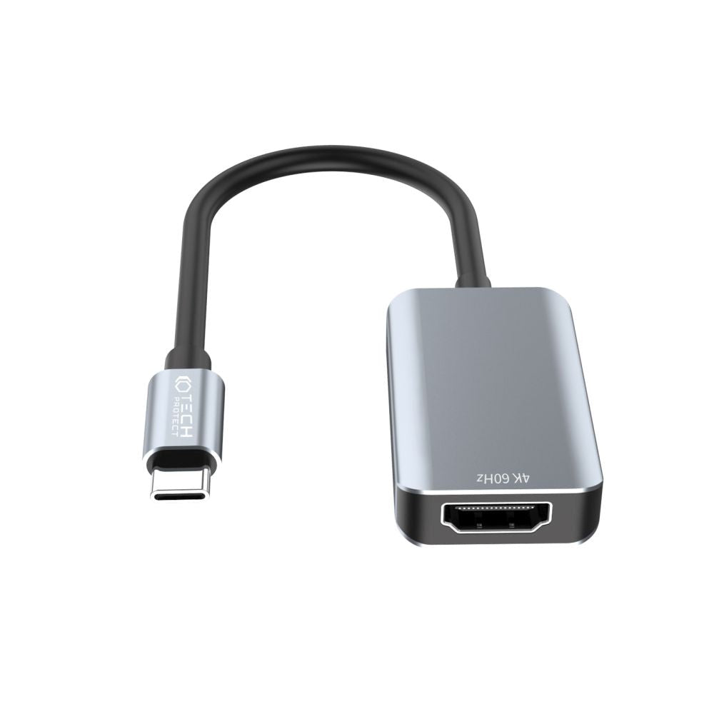 Ultraboost Tech-Protect USB-C til HDMI Adapter - Sort