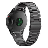 Tech-Protect Garmin Universal 26 mm QuickFit Rem Rustfri Stål - Sort