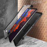 Samsung Galaxy Tab S8 / S7 Håndværker Cover - Supcase Unicorn Beetle Pro Cover m. Beskyttelsesfilm - Sort