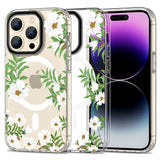 iPhone 15 Pro Max Tech-Protect MagMood Bagside Cover - MagSafe Kompatibel - Spring Daisy