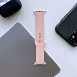 Apple Watch (42/44/SE/45/46/49mm) Tech-Protect Icon Band Silikone Rem - Lyserød