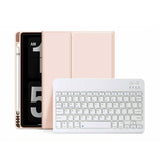 iPad 10.9" (2022) Tech-Protect Keyboard Cover m. Pencil Holder - Engelsk Layout - Lyserød