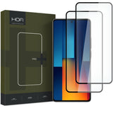 Xiaomi Poco M6 Pro Hofi Glass Pro+ Skærmbeskyttelsesglas - Case Friendly - 2-Pak - Sort Kant