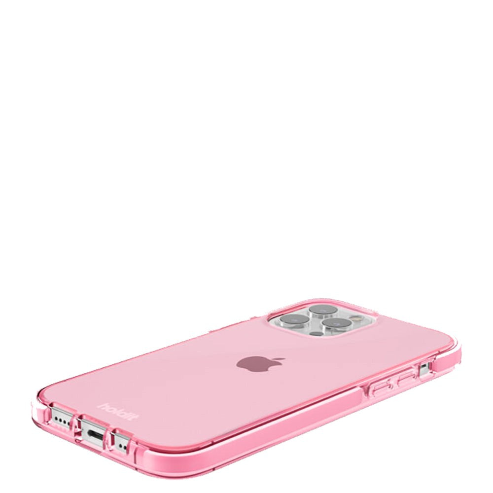 Holdit iPhone 13 Pro Seethru Cover - Bright Pink