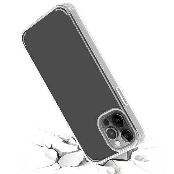 iPhone 13 Vivanco Safe & Steady Hybrid Bagside Cover - Gennemsigtig