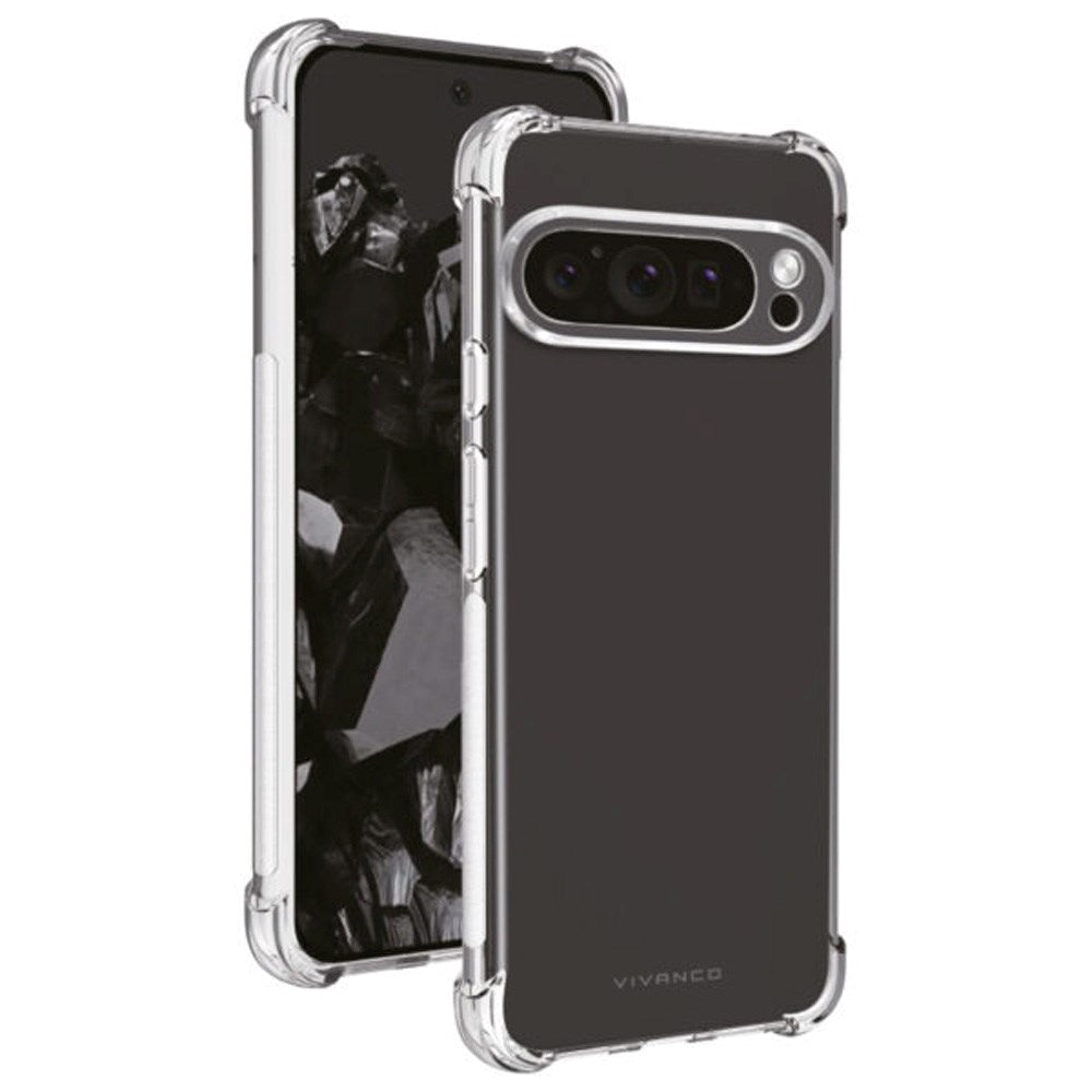 Vivanco Anti-Shock Cover - Google Pixel 9 Pro XL - Gennemsigtig