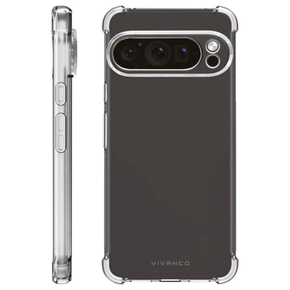 Vivanco Anti-Shock Cover - Google Pixel 9 Pro XL - Gennemsigtig