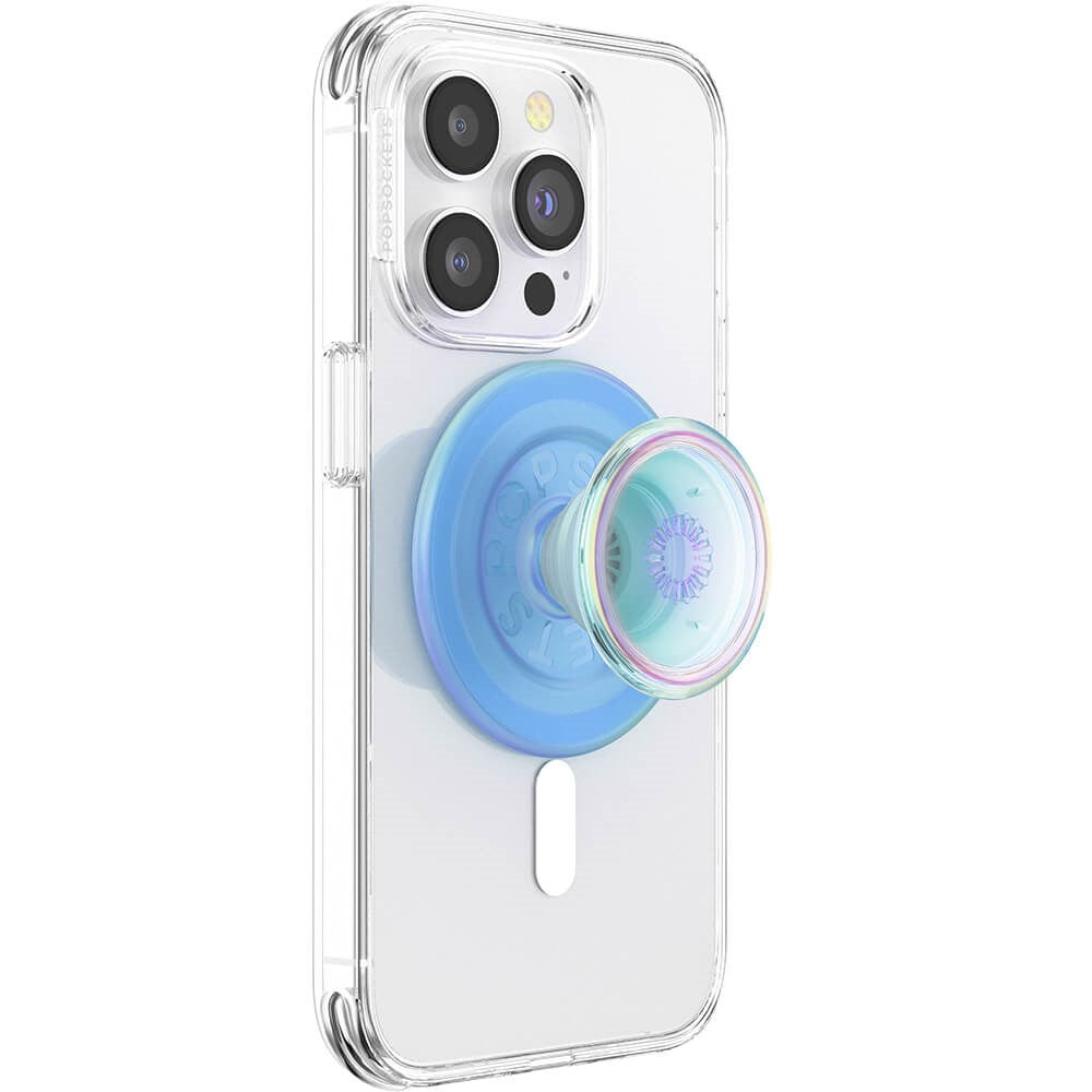 POPSOCKETS PopGrip Opalescent Blue Translucent MagSafe - Stander & Greb