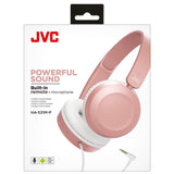 JVC HA-S31M On-Ear Høretelefoner m. Mikrofon - Lyserød