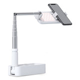 4smarts LoomiPod Fold Selfie Stander til Mobil m. Led Lampe & Bluetooth Fjernbetjening - Hvid