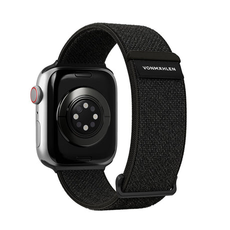 Apple Watch (38/40/SE/41/42mm) Vonmählen Fitness Loop 2 Nylon Urrem - Sort