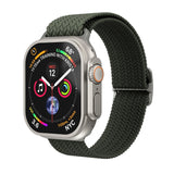 Vonmählen Apple Watch (38/40/SE/41/42mm) Woven Loop Nylon Urrem - Olive