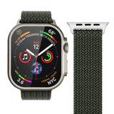 Vonmählen Apple Watch (38/40/SE/41/42mm) Woven Loop Nylon Urrem - Olive