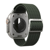 Vonmählen Apple Watch (42/44/45/SE/46/49mm) Woven Loop Nylon Urrem - Olive