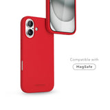 Vonmählen iPhone 16 Eco Silikone Bagside Cover - MagSafe Kompatibel - Firecracker