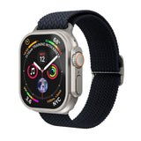 Vonmählen Apple Watch (42/44/45/SE/46/49mm) Woven Loop Nylon Urrem - Navy