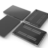 Vonmählen Transparent Case - MacBook Air 13" M2/M3/M4 (2022-2025) - Gennemsigtig/Sort