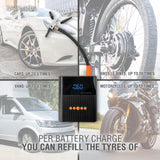 4smarts PitStop+ 8800mAh Powerbank - inkl. Kompressor & Lygte - Sort