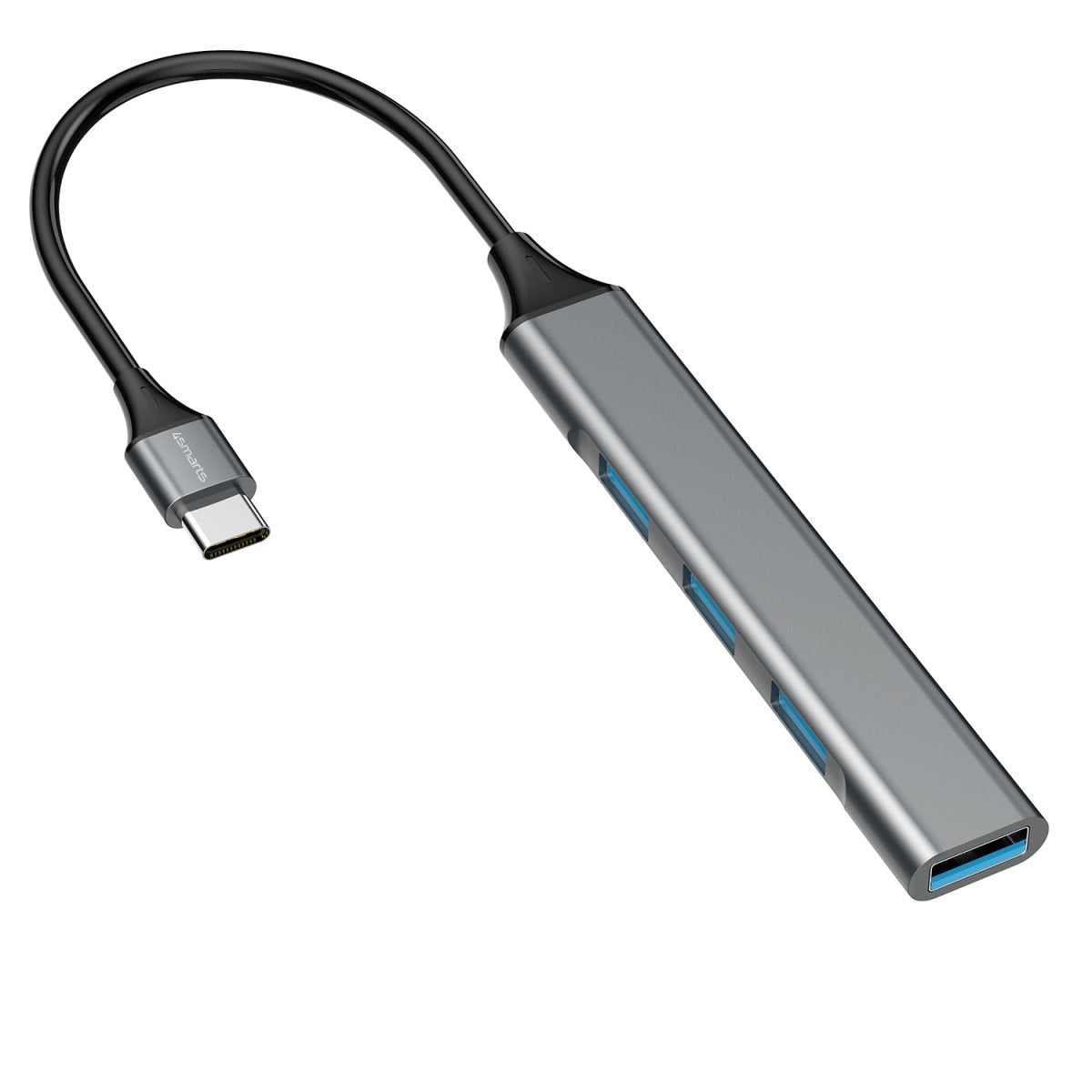 4smarts 4-i-1 Hub USB-C - Space Grey