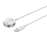 4Smarts Apple Watch Trådløs Oplader m. Magnet - 1m. - 2,5W - Hvid