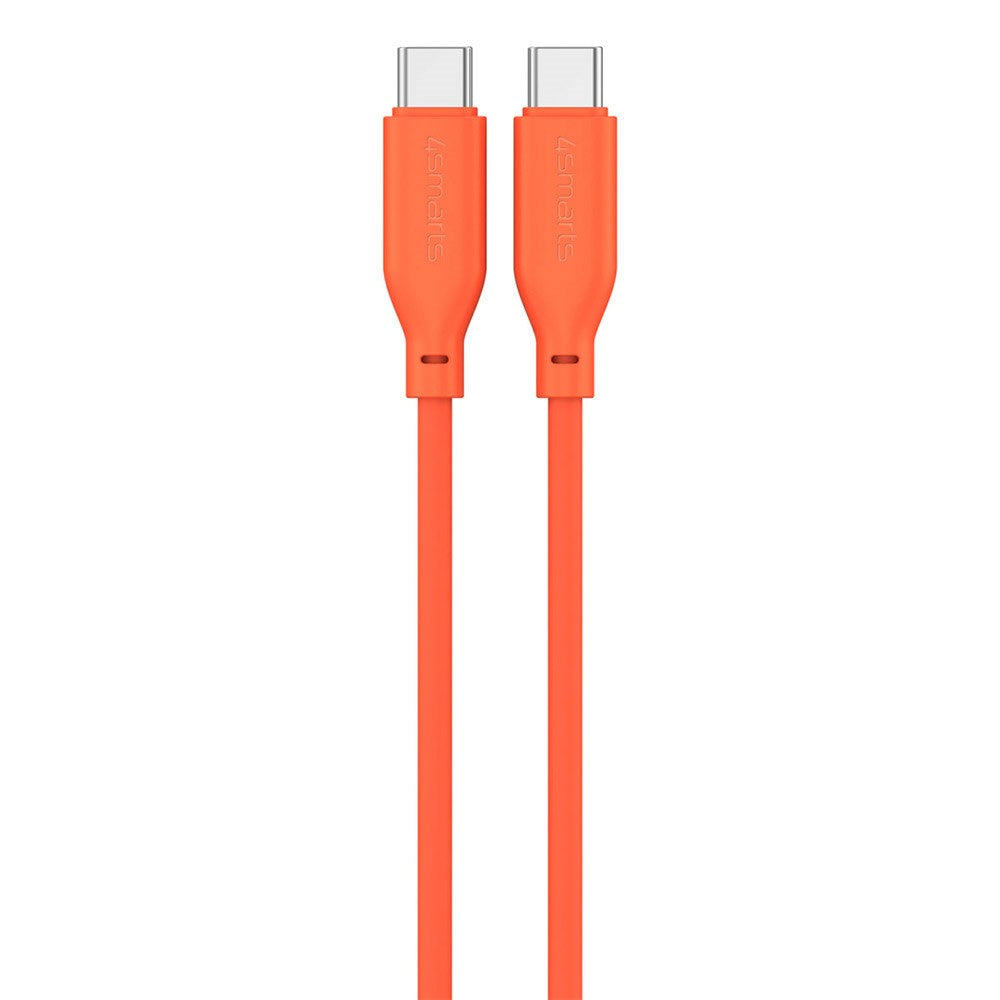 4smarts High Flex USB-C til USB-C Kabel 60W - 1.5 Meter - Orange