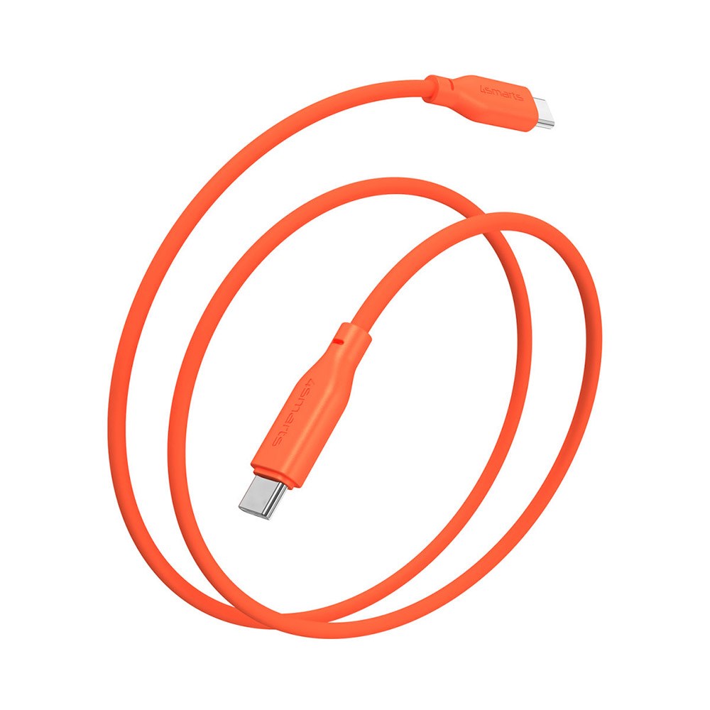 4smarts High Flex USB-C til USB-C Kabel 60W - 1.5 Meter - Orange