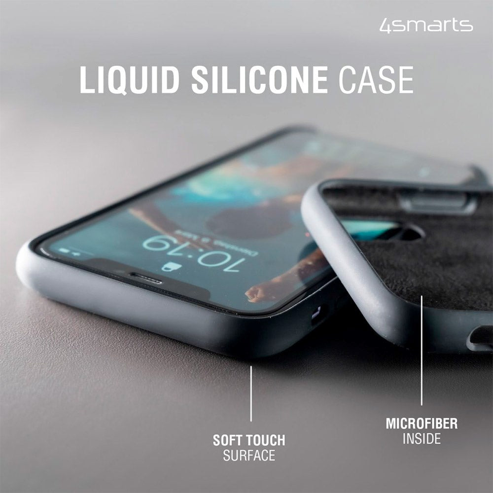 Samsung Galaxy A54 (5G) 4Smarts Liquid Silikone Case CUPERTINO - Sort