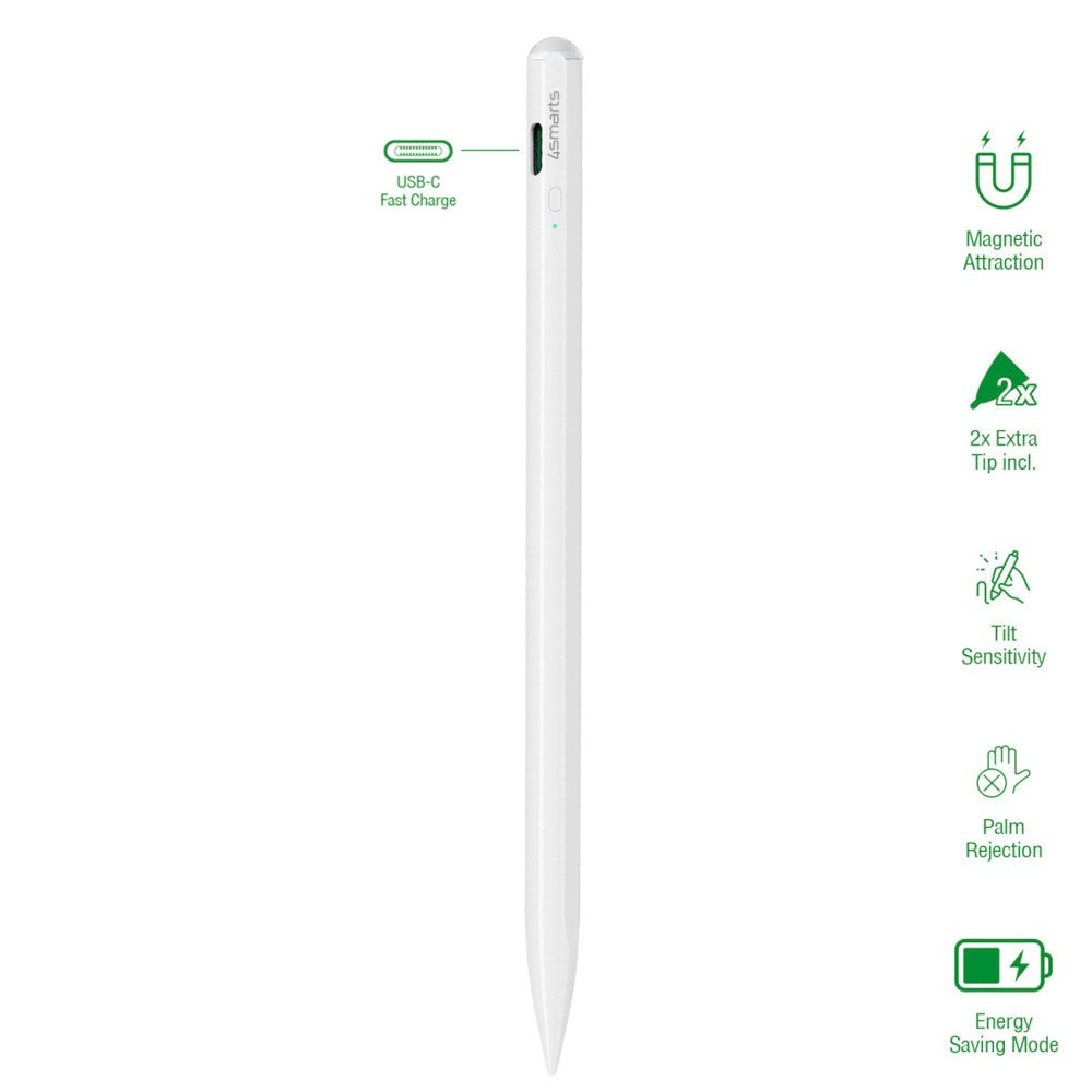 Active Stylus Pen Pro 3 - 4smarts - Hvid