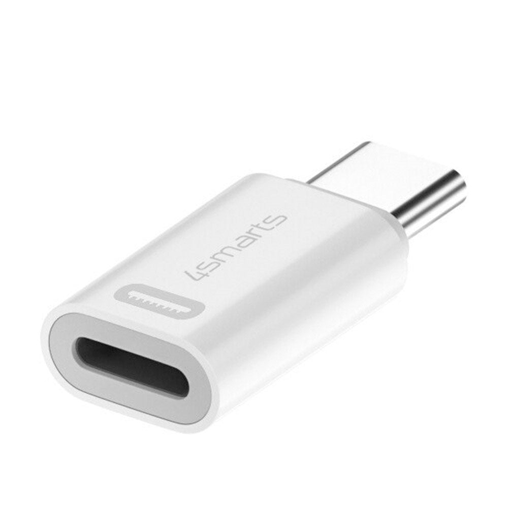 4Smarts Lightning til USB-C Adapter - 2 stk. - Hvid