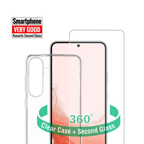 Samsung Galaxy S24 4smarts Second Glass X-Pro 360° Protection Set (Cover + Hærdet Glas)